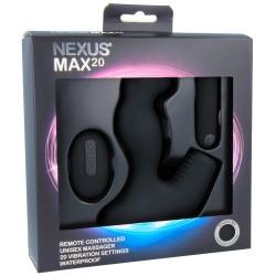 Nexus Stimulateur de prostate vibrant Max 20 Nexus 10 x 4cm Noir